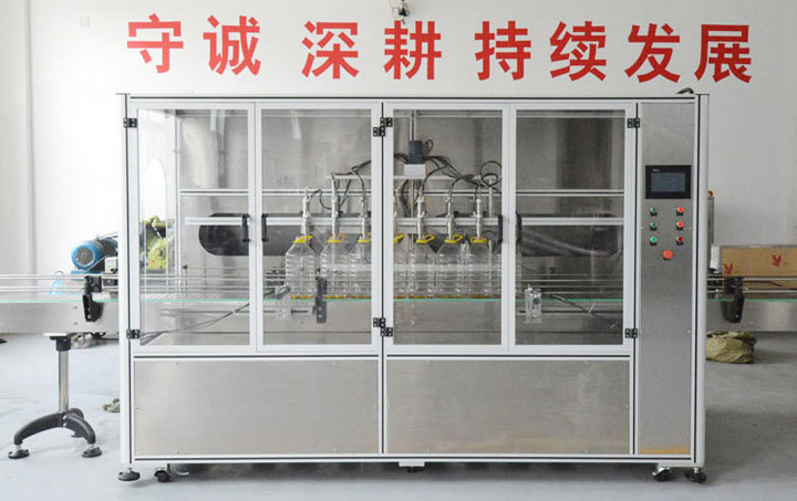 客戶收割機，20L食用油灌裝機一言不合就虐狗